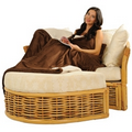 50" x 60" Micro Mink Sherpa Blanket w/ Hidden Zipper (Blank)